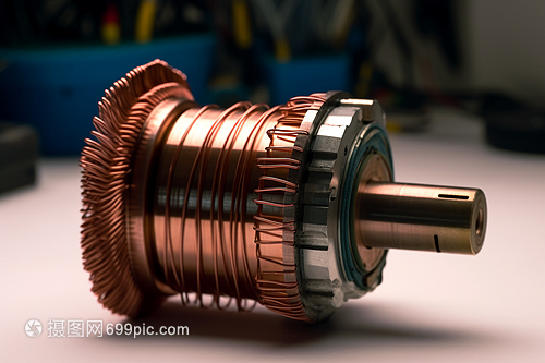 工業(yè)電機內(nèi)部的銅線圈與電動機制造